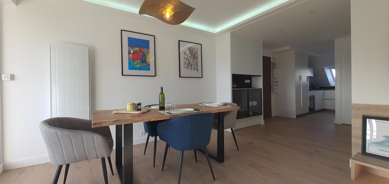 Appartement Bretagne Vue Mer Exceptionnelle Sur Les Hauts D'Erquy Au Calme ! Et Au Pied Du Gr34 Exterior photo
