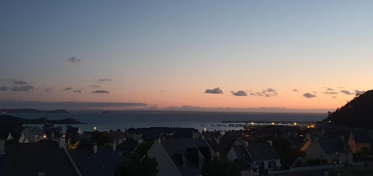 Appartement Bretagne Vue Mer Exceptionnelle Sur Les Hauts D'Erquy Au Calme ! Et Au Pied Du Gr34 Exterior photo