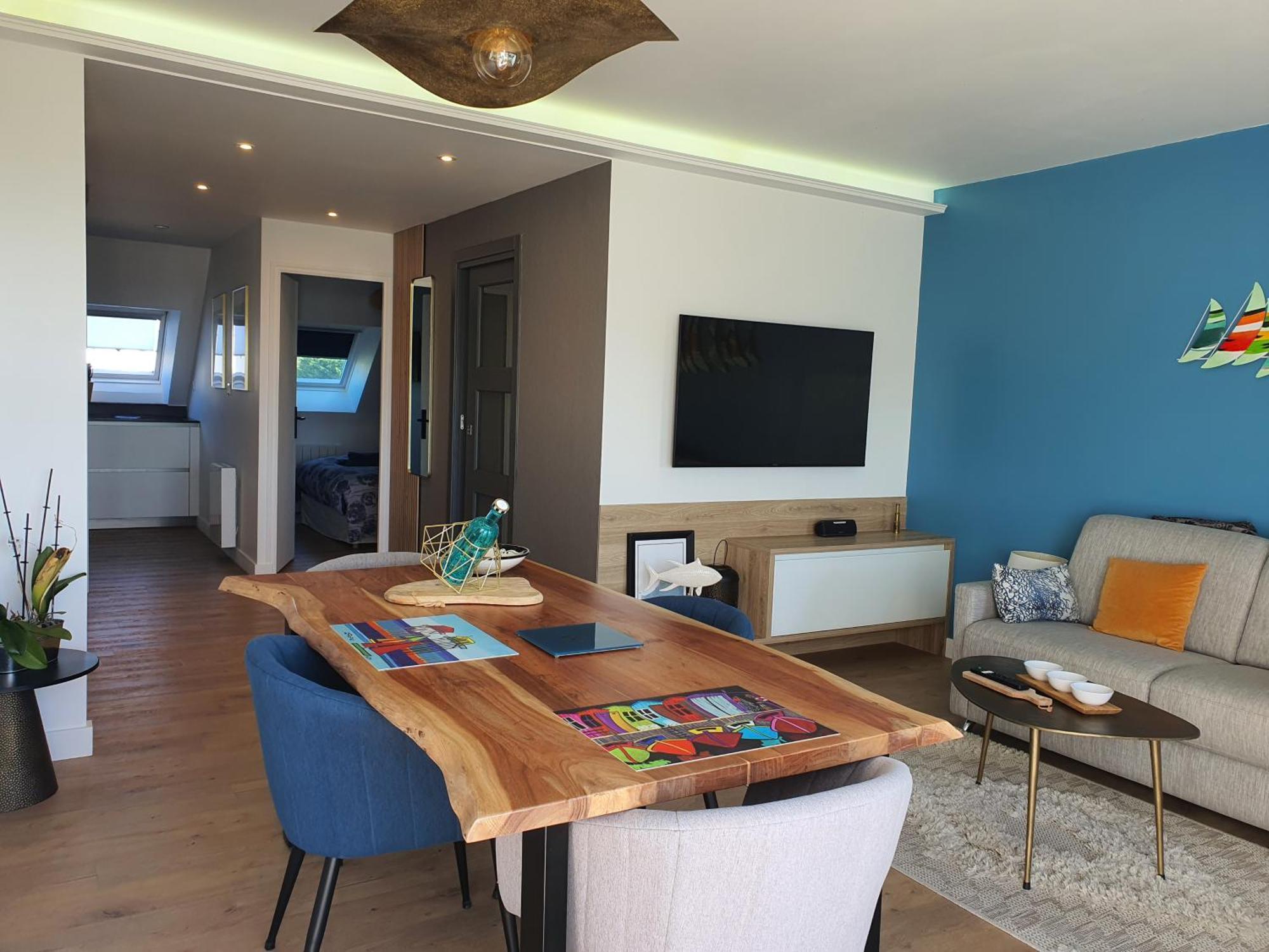 Appartement Bretagne Vue Mer Exceptionnelle Sur Les Hauts D'Erquy Au Calme ! Et Au Pied Du Gr34 Exterior photo